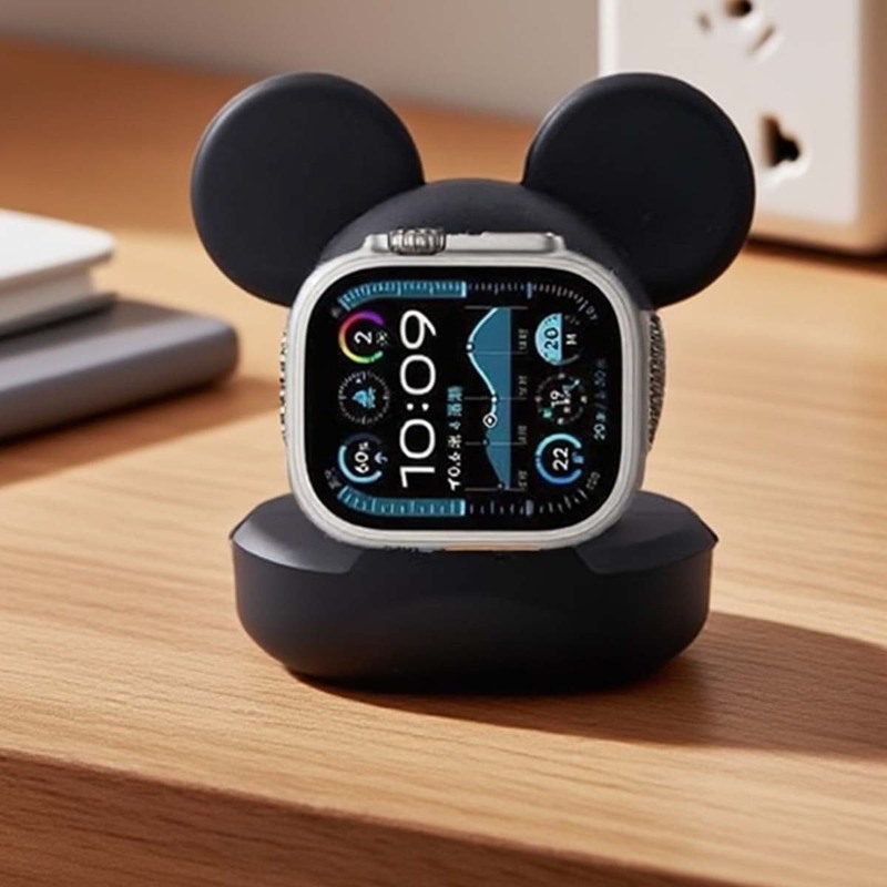 现货批发硅胶手表充电支架创意适用于苹果applewatch无线充电底座|undefined