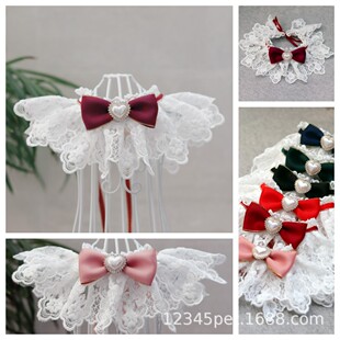 Pet collar pet lace collar lace bib cat dog accessories pet collar