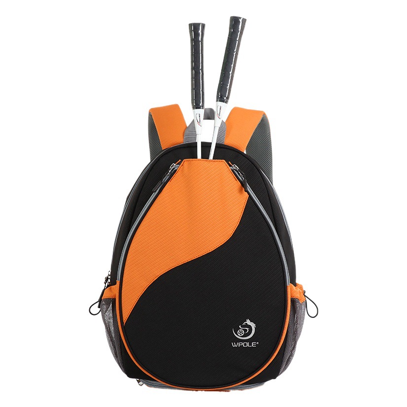 wpole New 2023 tennis shoulder bag color matching badminton bag independent shoe warehouse large capacity soft racket bag