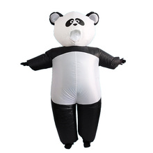 跨境動物充氣服可愛卡通人偶表演道具服國寶黑白大熊貓充氣服