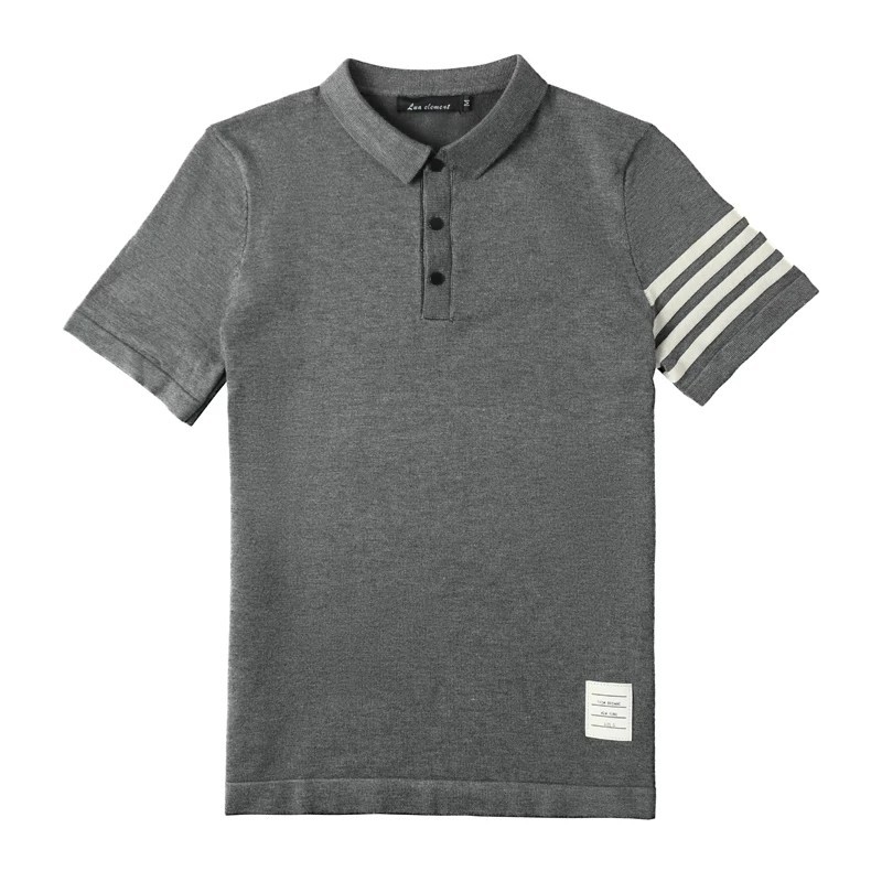 Polo camiseta de punto camiseta de manga corta camiseta de hombre paolo viejo viento de negocios hielo de verano fábrica transfronteriza al por mayor