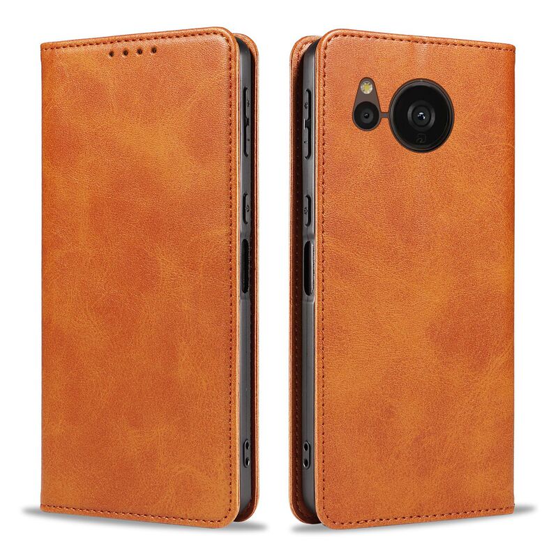 Suitable for Japan's Sharp Sense9 Magnetic Leather Case, Wish6 Mobile Phone Case, Libero 5g Iv Flip Cover Protective Case