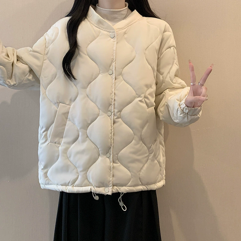 Demi-season down jacket with down, plus size, loose fit, increased thickness