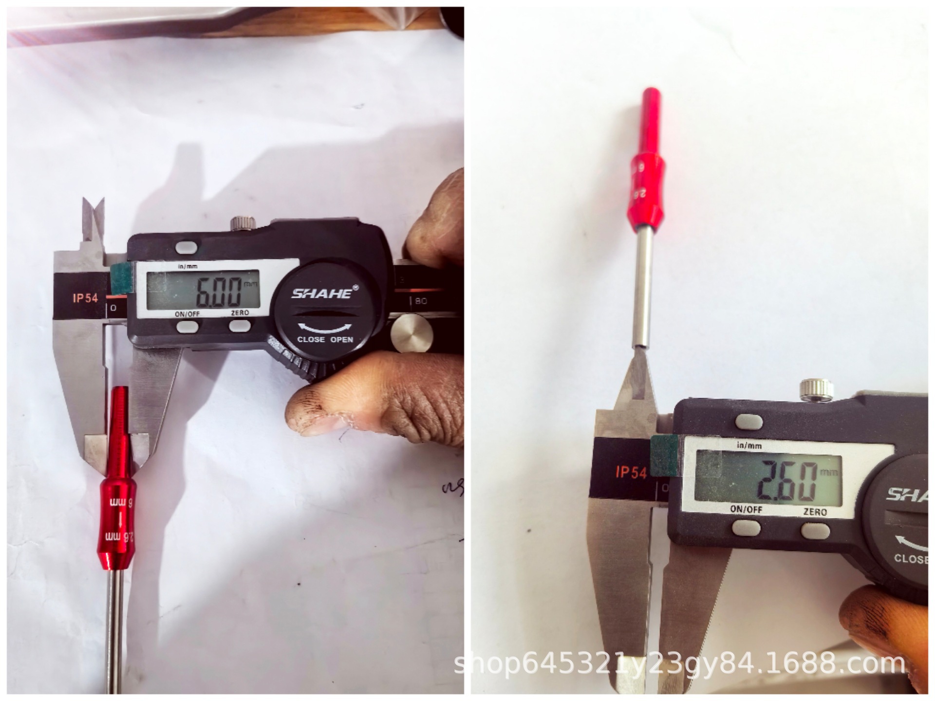 Cabeza de diámetro reducida de metal para pesca de hielo