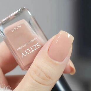 Wholesale jelly powder nail polish baking-free non-tearable long-lasting non-fading white nude ice through fine flash students natural