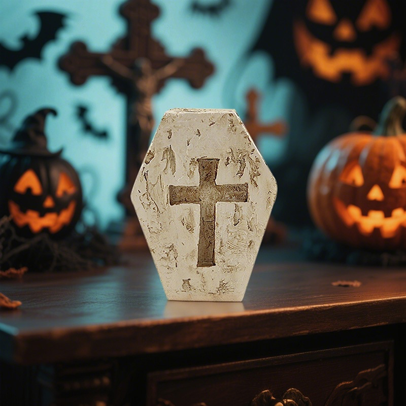  New Pumpkin Head Ghost Halloween Scene Decoration Trendy Resin Ornaments Desktop Decorations Small Ornaments