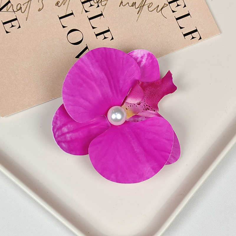 Phalaenopsis rose red (with hairpin)