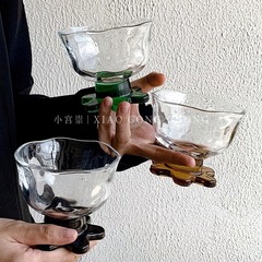 花アイスクリームカップins風創意アイスクリームカップデザートカップ家庭用女性グラス布丁碗ヨーグルトカップ