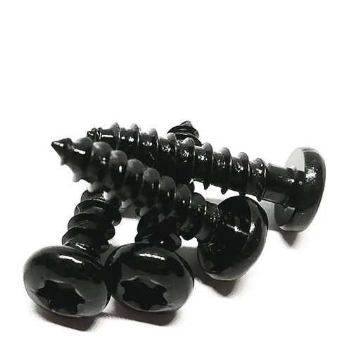 M2M2.3M2.6M3M4 Torx round head self-tapping screws Iron plated black pan head star wood screws