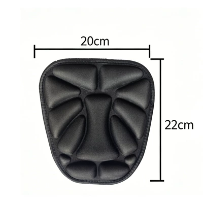 Motorcycle seat cover, waterproof and sun-proof, Motorcycle cushion - new-shock-absorbing-rear-seat-cushion