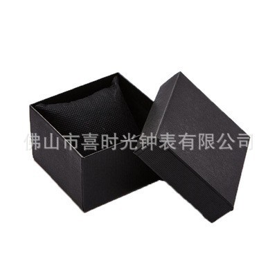 Factory wholesale watch box packaging box, jewelry box, sky-earth cover watch box paper box, skylight iron box