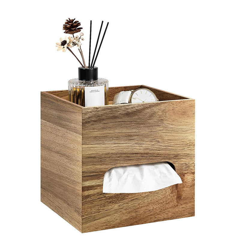New Chinese-style solid wood tissue box for tea rooms and tea tables, vintage solid wood tissue storage box New Chinese-style solid wood tissue box for tea rooms and tea tables, vintage solid wood tissue storage box