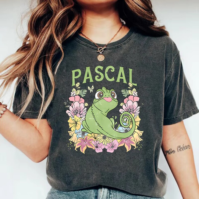 Vintage Tangled Pascal Shirt, Rapunzel Family Shirt, Enchanted Kingdom T-Shirt, Unisex Short-Sleeve Vintage Tangled Pascal Shirt, Rapunzel Family Shirt, Enchanted Kingdom T-Shirt, Unisex Short-Sleeve