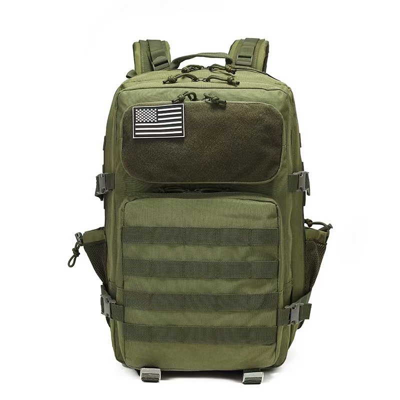 Mochila de 45L para exteriores, mochila de 3 piezas, bolsa de montañismo MOLLE, para senderismo, viajes, militar, 45 litros, gran capacidad, multifuncional
