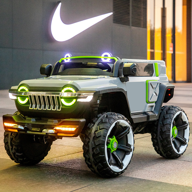 Mini tanque 300 coche eléctrico para niños puede sentarse vehículo todoterreno con tracción en las cuatro ruedas bebé auto-conducción cochecito de control remoto coche de juguete