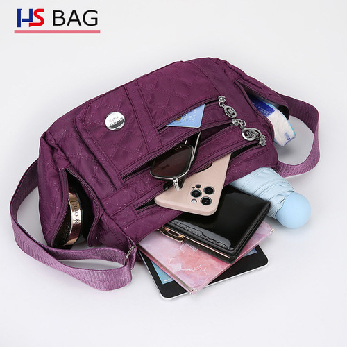 Oxford mother bag for middle-aged and elderly women, cross-body single-shoulder women's crossbody bag, foreign trade best-selling trendy bag, wholesale leisure women's bag