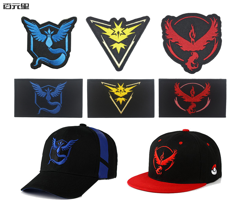 精灵宝可梦口袋妖怪宠物小精灵神奇宝贝刺绣魔术贴章背包贴章臂章