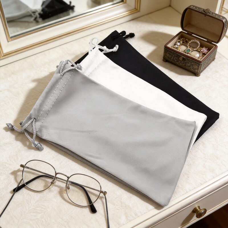 Double drawstring glasses bag wholesale, glasses storage bag, sunglasses bag, drawstring bag, ultra-fine fiber double glasses bag Double drawstring glasses bag wholesale, glasses storage bag, sunglasses bag, drawstring bag, ultra-fine fiber double glasses bag