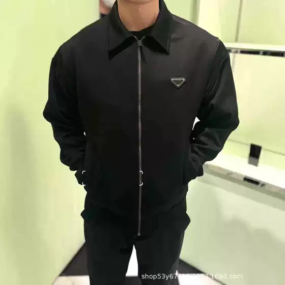P-Style Premium Nylon Mercerized and Rome Fabric Zip-Up Jacket, Breathable Edgy Streetwear Oversize Unisex