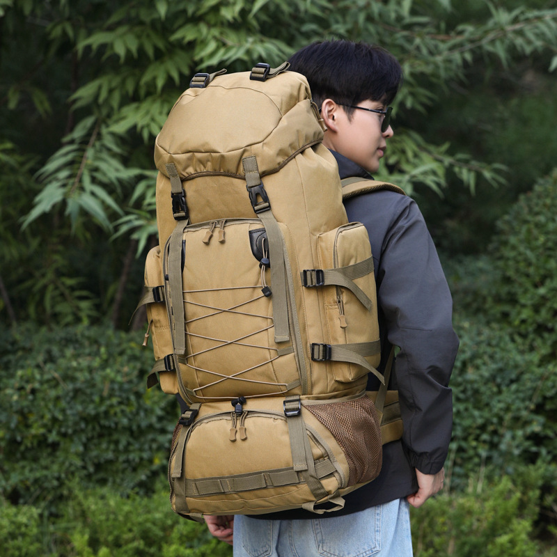 Gran capacidad nueva bolsa de senderismo multifuncional bolsa de almacenamiento de campamento al aire libre viaje corto mochila táctica al aire libre