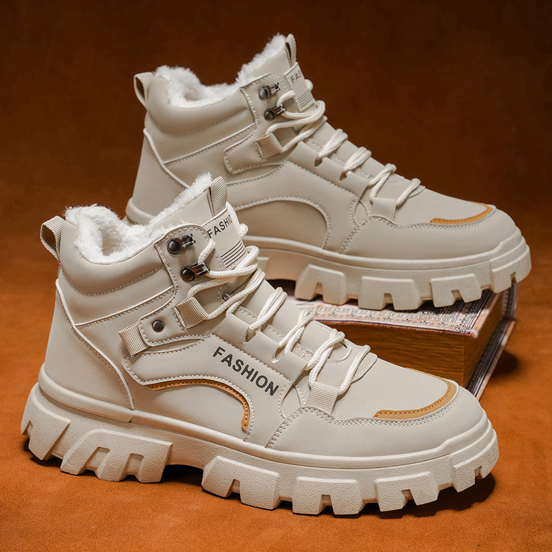 Invierno nuevo Martin botas de trabajo para hombres botas cortas al aire libre del noreste zapatos de montaña para hombres botas de nieve de camisa