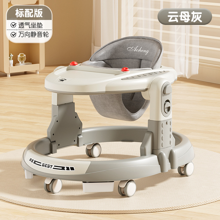 Piernas de tipo O para caminante infantil 3 - en - 1 anti-rollback plegable empujado a mano para caminante anti-O