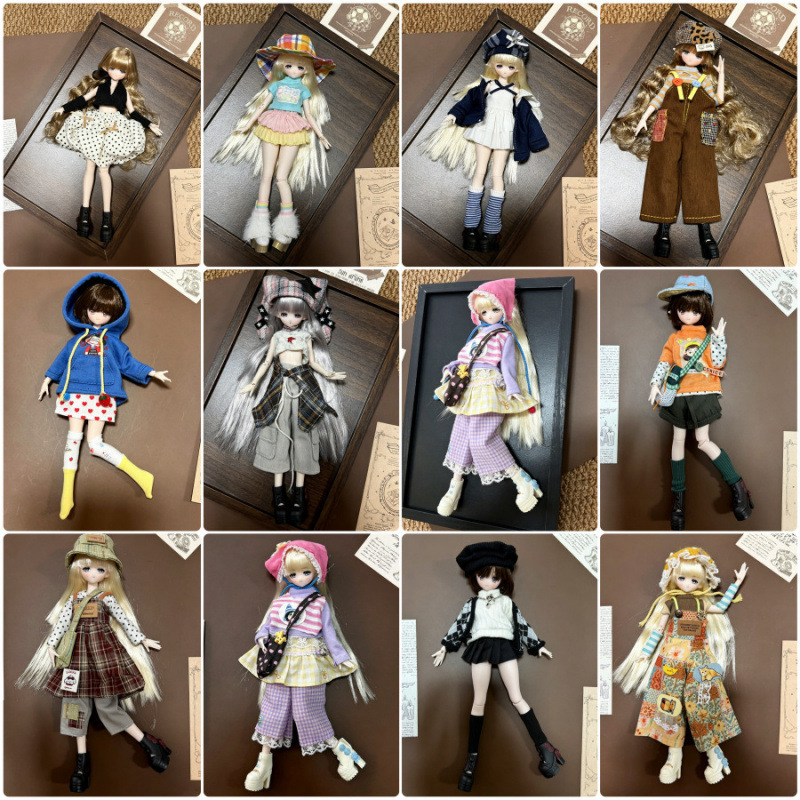 Mi Tian Fourth Generation Special 6Blythe Doll Clothes Ob22/Ob24 Suitable for Little Six Azone Non-Character-Specific Outfits