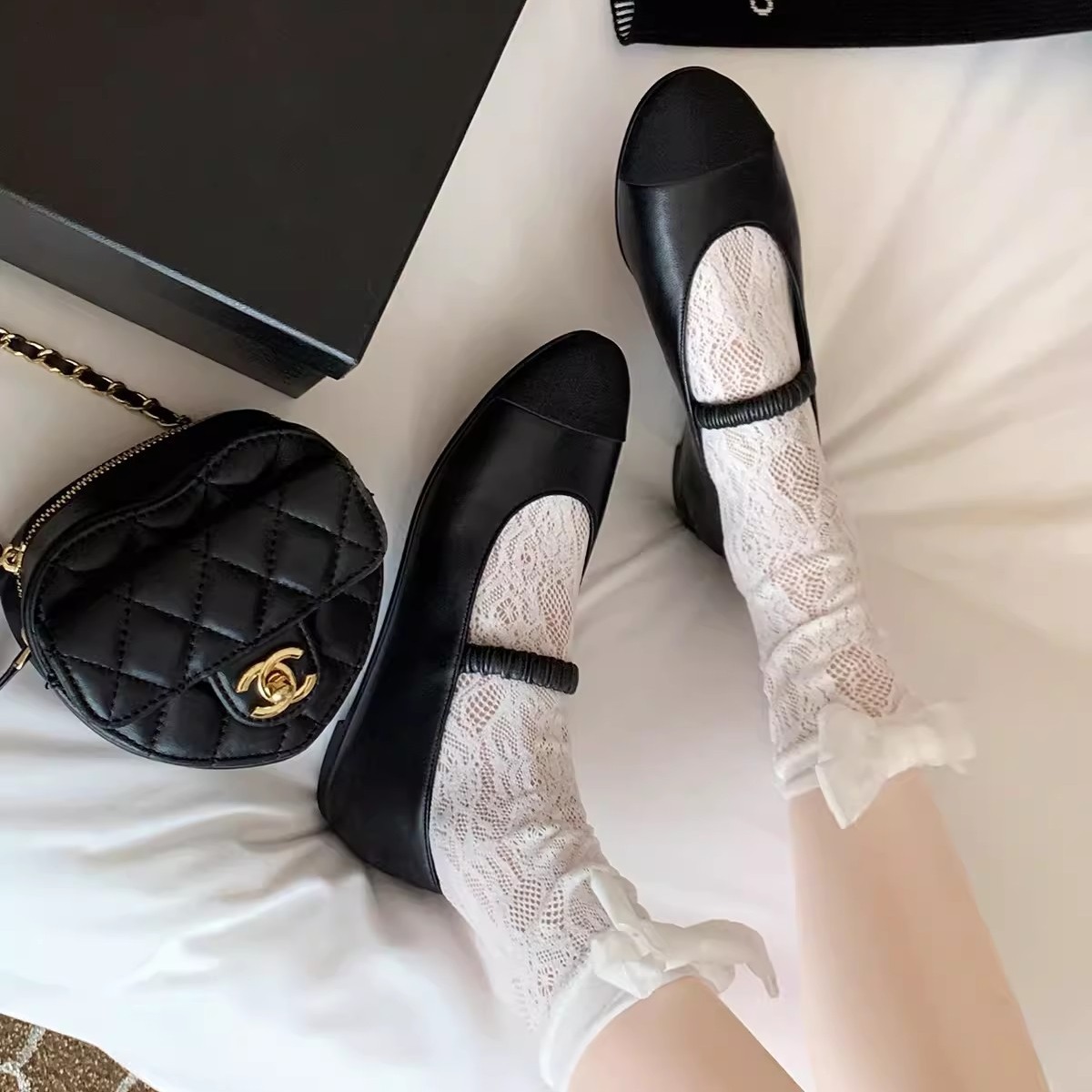 Versión de piel de oveja uva ma con el mismo color delgado y elástico con una correa de cuero retrógrado zapatos de mujer zapatos de sola plana