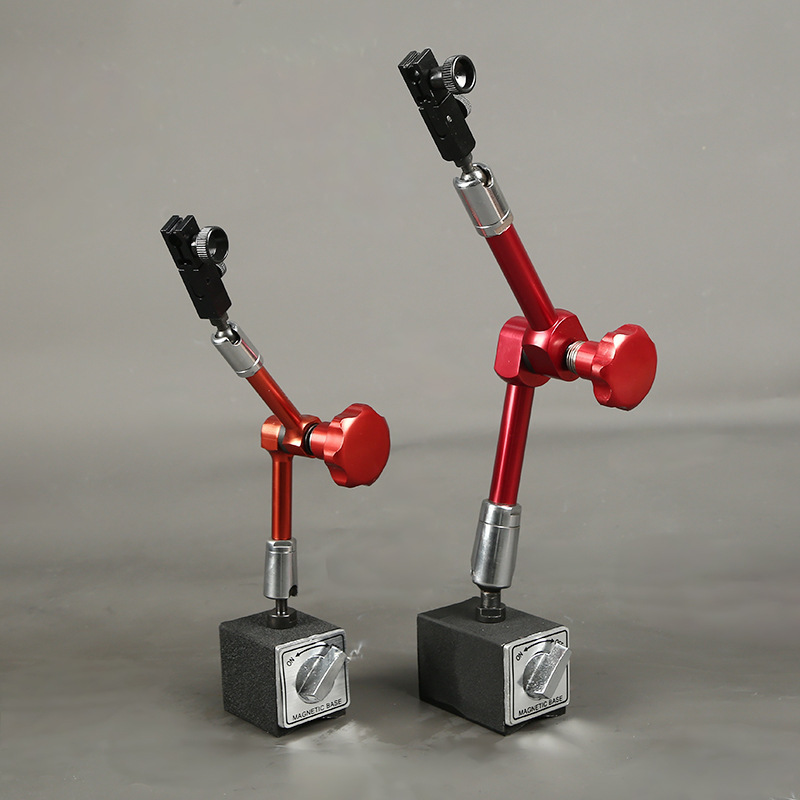 万向磁力表座高精度百分表头一套强磁性开关式固定校表打表器支架