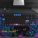 金克斯布丁键帽四面透光工艺PBT+PC材质机械键盘键帽