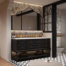 浴室柜镜柜;浴室柜;洗衣机组合柜