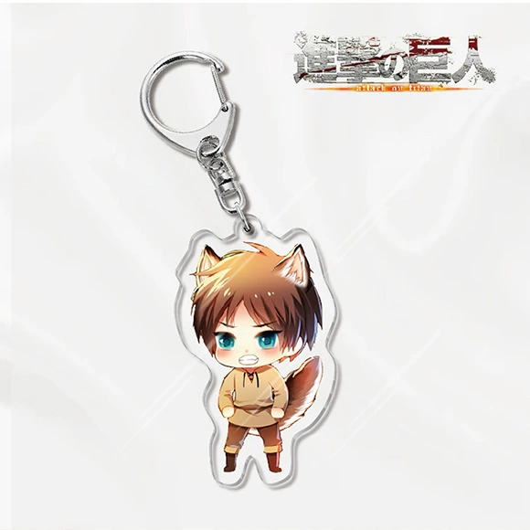 Аниме-игровая атрибутика: акриловый брелок-подвеска Attack on Titan 2 Allen Sanya, креативный подарок