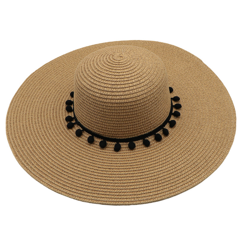 Women's Elegant Solid Color Wide Eaves Sun Hat display picture 2