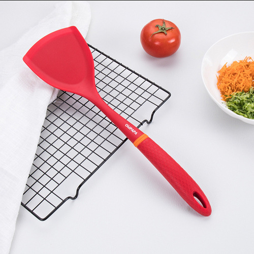 Silicone kitchenware large set all-in-one handle silicone spatula silicone cooking pan turner kitchen supplies silicone spatula