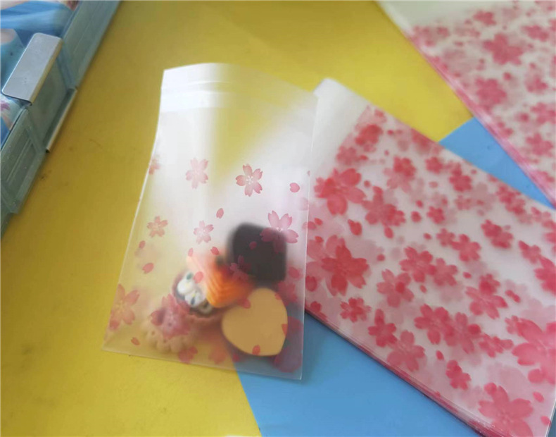 厂家直销烘焙包装袋 加厚磨砂款 点心圣诞烘焙包装10*10