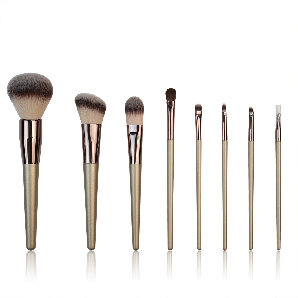 蕾尚 Soft brush, рассыпчатая пудра, румяна, тени для век, 8 штук, полный набор, оптовая продажа