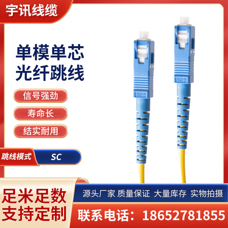Single-mode Single-core Fiber Jumper Fiber Optic Jumper SC to LC-FC-ST Pigtail Single-mode Single-core Multi-mode Double-core