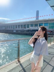 鱼兔子的兔子 高级小心机短袖t恤女2025新款夏季法式短款针织上衣