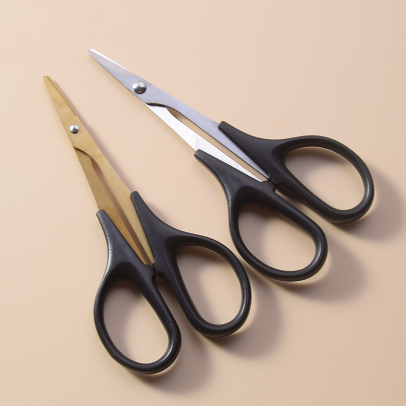 Titanium-plated stainless steel car shell scissors curved shear straight shear car model cutting tool remote control car model aircraft modification tool paper cutting