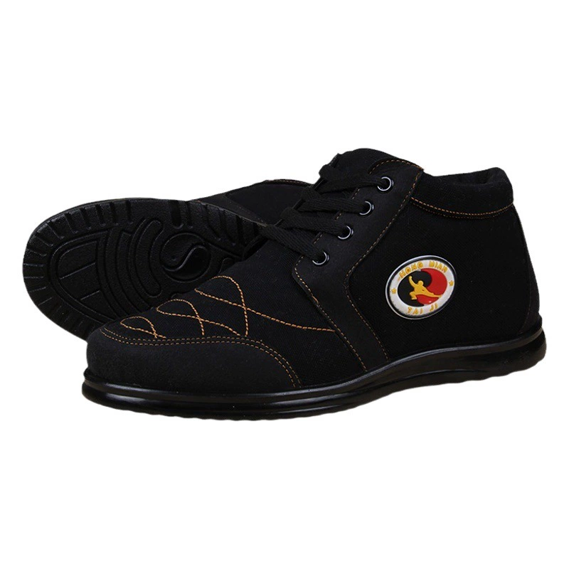 Поставка хлопчатобумажной обуви Taiji для мужчин и женщин, утолщенная зимняя обувь для тренировок по боевым искусствам, парусиновая обувь Taiji, теплая обувь с высоким верхом