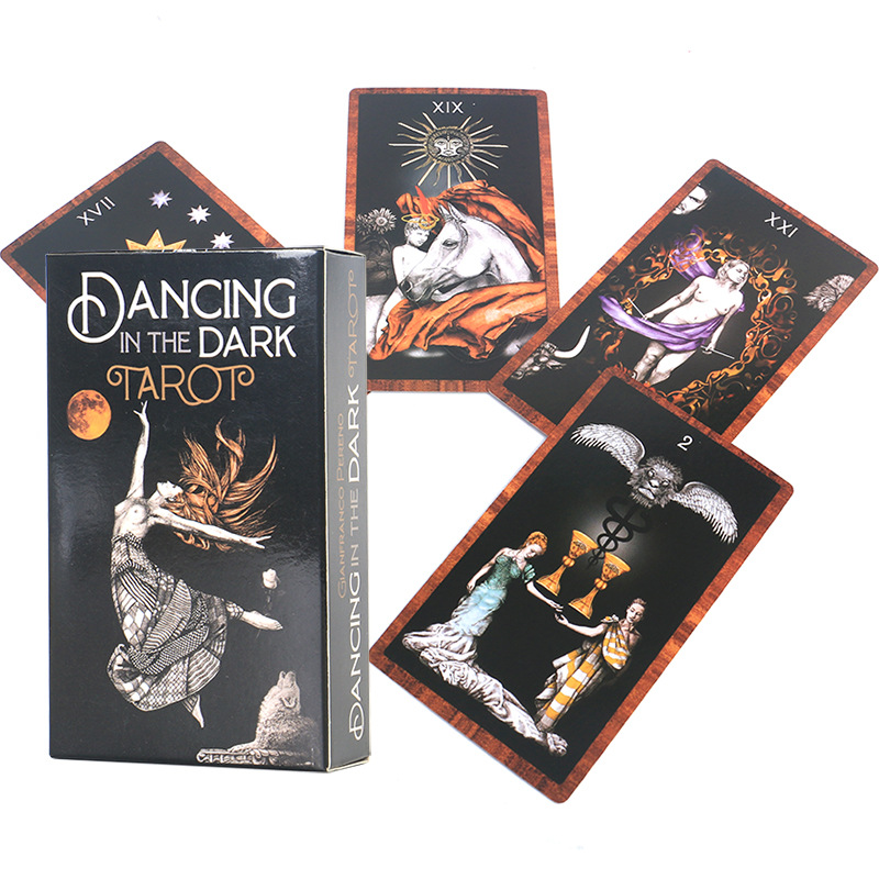 12*7 Dancing In The Dark Dance Tarot Oracle Board Game Cards_voghion.com