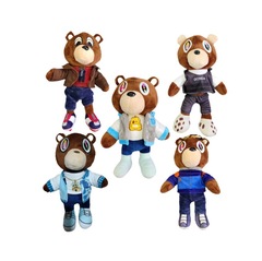 国境を越えたカン爷さんと同じKanye teddy bearテディベアぬいぐるみプレゼント