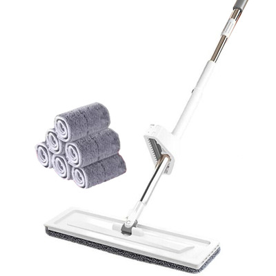 新款2025免手洗平板拖把家用一拖净懒人净地拖地神器墩布拖把桶