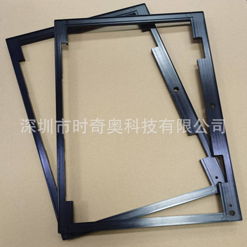 喷砂高光铝片 五金件铝框 尺寸111.5*11.5*1.5mm