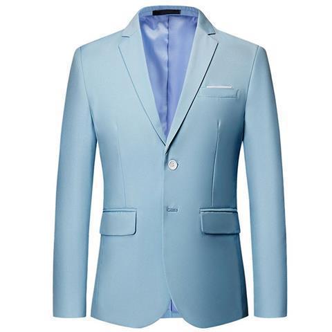 Traje de hombre de negocios casual traje blanco de dos botones estilo coreano delgado de talla grande vestido formal profesional de novio de moda