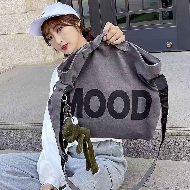 Bags for Women 2024 New Style Men's Crossbody Bag Large Capacity Canvas Bag Class Bag for Female Students Korean Style Versatile