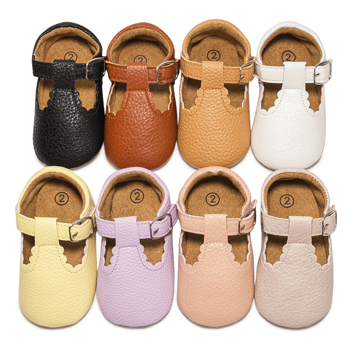 Kid's Sports Solid Color Round Toe Toddler Shoes display picture 1