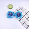 Children's plastic glasses, decorations flower-shaped, fashionable lens, sunglasses, flowered, Korean style