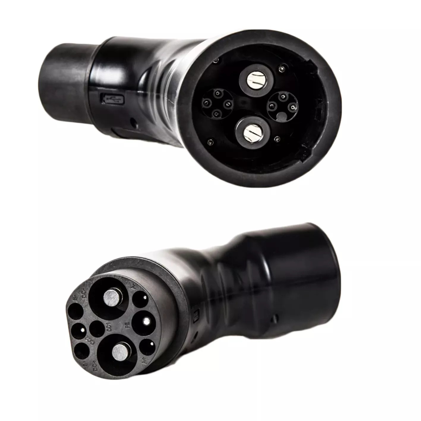 Chademo转GBT日标转国标直流快充转换头充电桩转接头125A出口汽车