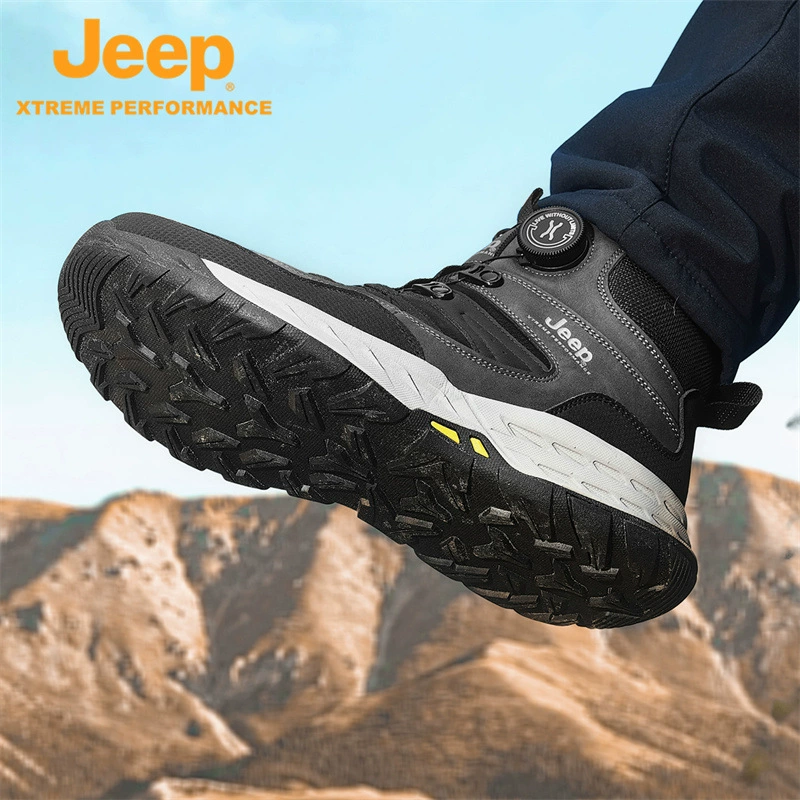 Кроссовки JEEP/吉普 спортивные, нескользящие, износостойкие, комфортные для прогулок и походов, осенние